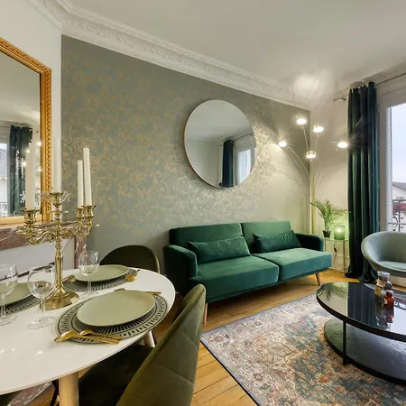 -l'emeraude De Louis Xvi- Ideal Pour Couple-solo-pro 8min De Paris-1min De La Gare Apartment *