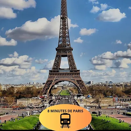 -l'emeraude De Louis Xvi- Ideal Pour Couple-solo-pro 8min De Paris-1min De La Gare Apartment *